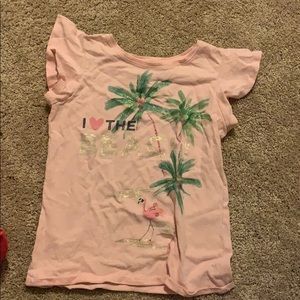 I love the beach beach sparkly T-shirt